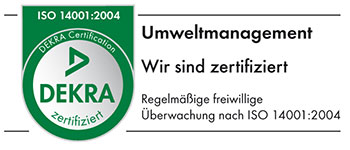 DEKRA Zertifiziert ISO 14001