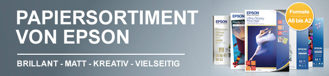 Papiersortiment von Epson